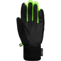 REUSCH SIMON R-TEX XT JR BLCK/SURF THE WEB/NEON GREEN 23 -WINT Snow Winkel 9 113060 simon r tex xt jr blck surf the web neon green 6261210 7450 03
