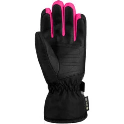 REUSCH FLASH GORE-TEX JR BLACK/BLACK MEL/PINK GLO 23 -WINT Snow Winkel 9 113064 flash gore tex jr black black mel pink glo 6261305 7771 03