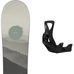 SALOMON BELLEVUE + BURTON STEP ON W BLACK