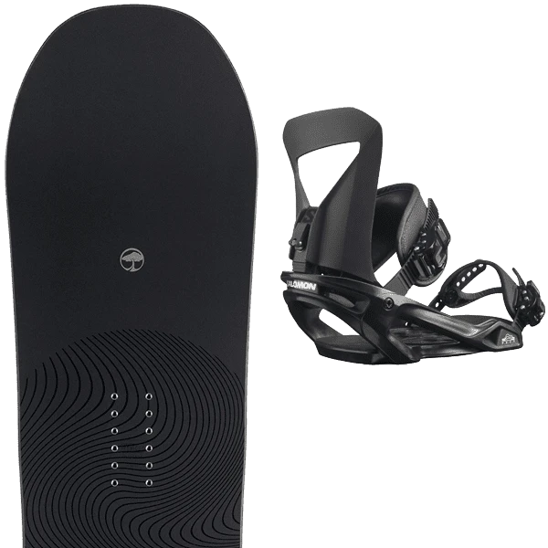 ARBOR FORMULA CAMBER + SALOMON PACT BLACK 3 ARBOR FORMULA CAMBER + SALOMON PACT BLACK