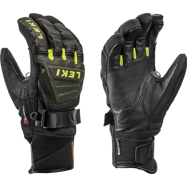LEKI GANTS RACE COACH C-TECH NOIR/JAUNE 23 3 LEKI GANTS RACE COACH C-TECH NOIR/JAUNE 23