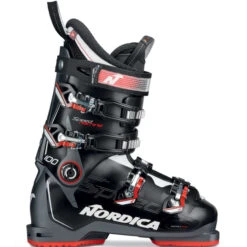 NORDICA SPEEDMACHINE 100 NOIR-ANTHRACITE-ROUGE 22
