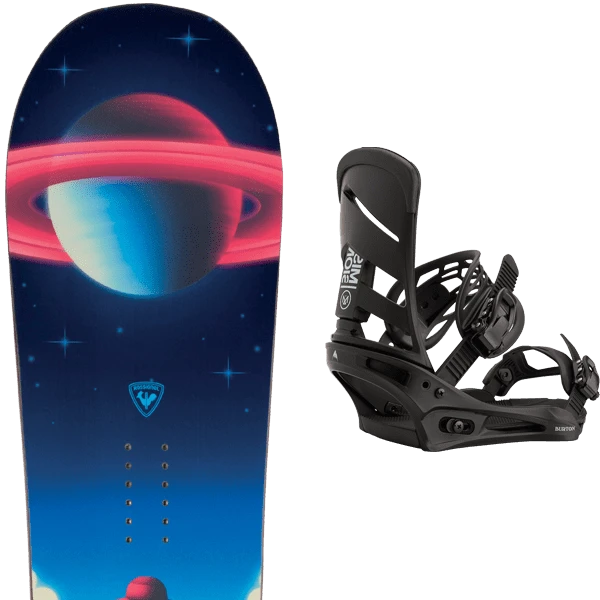ROSSIGNOL REVENANT + BURTON MISSION BLACK 3 ROSSIGNOL REVENANT + BURTON MISSION BLACK