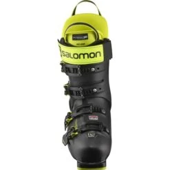 SALOMON S/PRO 110 GW BLACK ACID GREEN DARK SILVER METALLIC 23 -WINT Snow Winkel 9 94654 l41481500 06