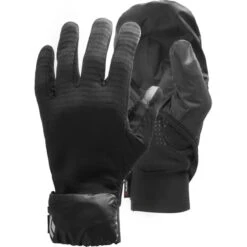 BLACK DIAMOND WIND HOOD GRIDTECH GLOVES BLACK 23